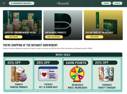 The Botanist’s redesigned storefront by PufCreativ