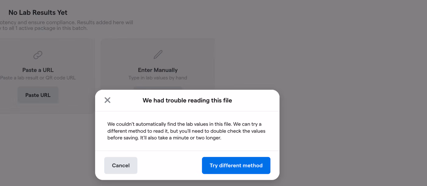 AI steps in when a lab report won't parse
